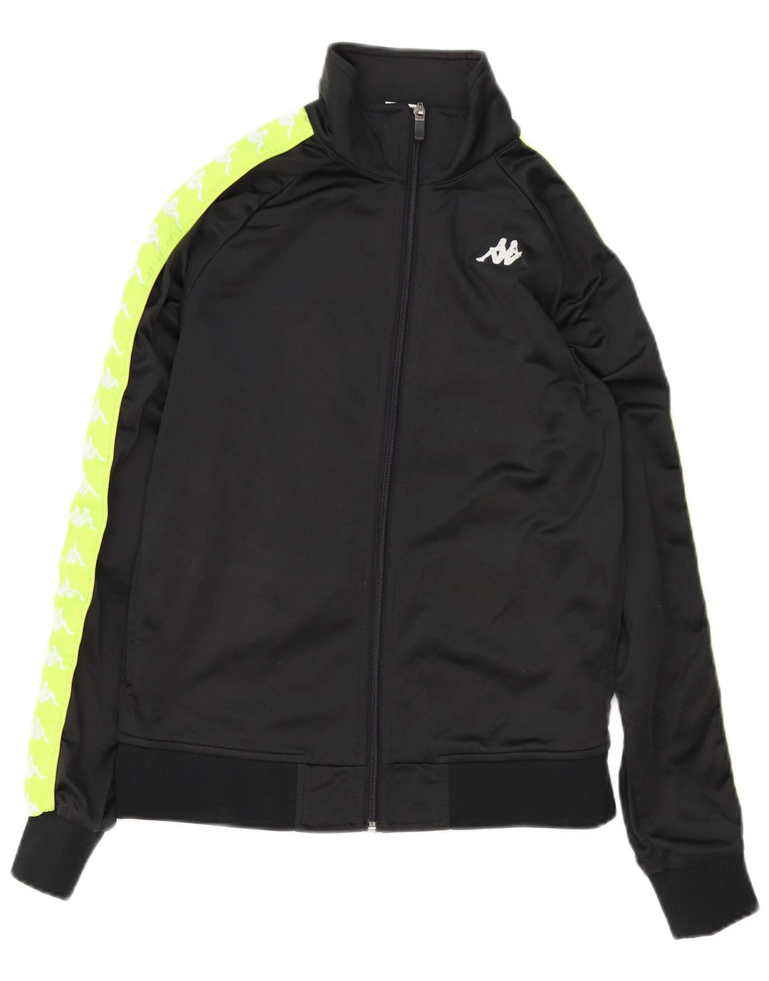 Trening complet grafic KAPPA pentru băieți 15-16 ani, negru, poliester color bloc