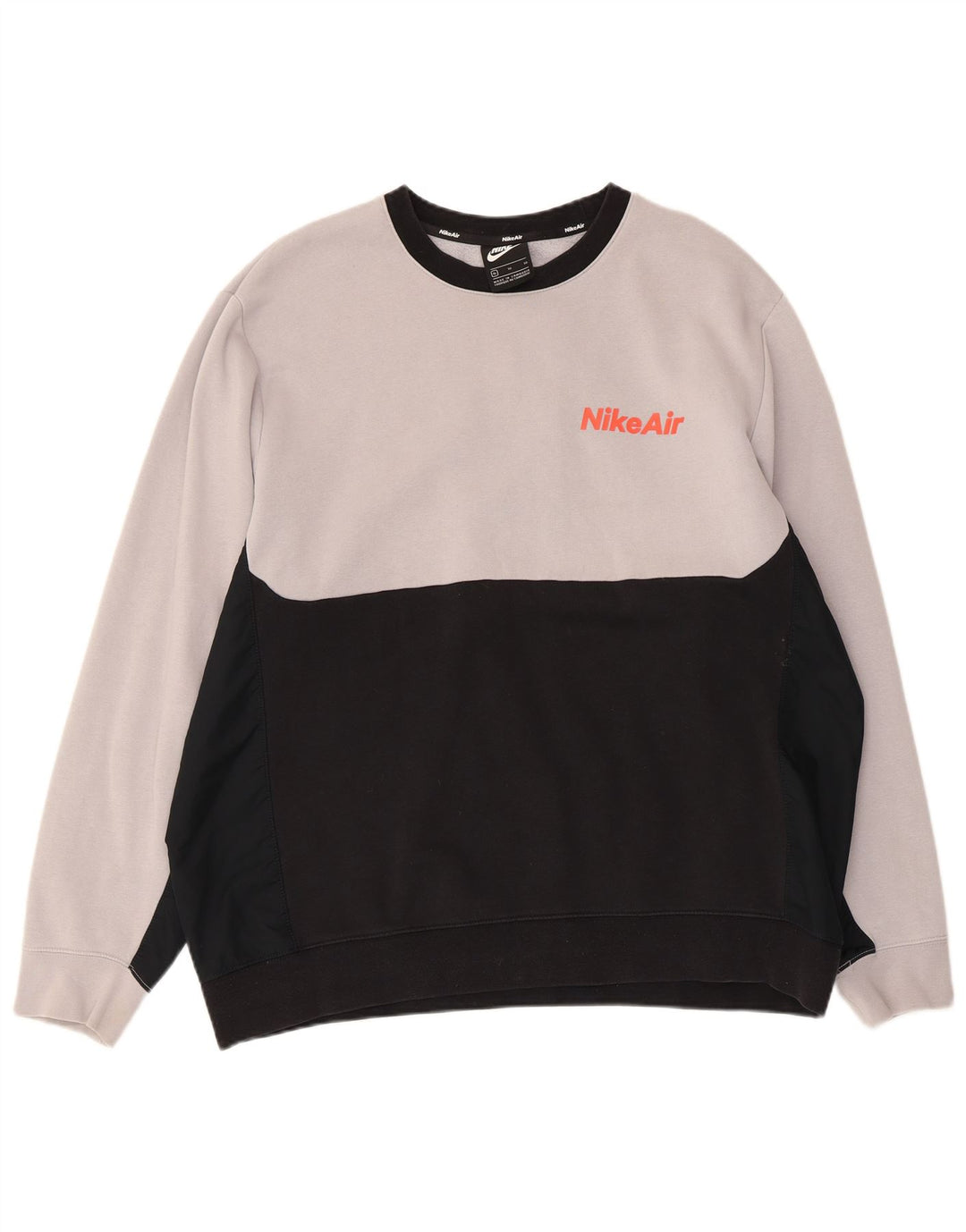 Pulover NIKE pentru bărbați, XL, gri, bumbac color bloc