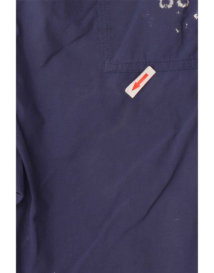 Pantaloni scurți de înot Tommy Hilfiger pentru bărbați, cu grafică cargo, albastru bleumarin mediu