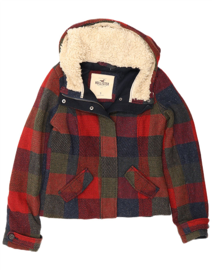 Jachetă Windbreaker pentru femei cu glugă Hollister UK 10, mică, multicoloră