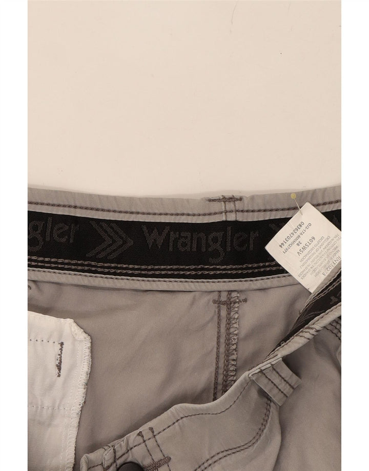 WRANGLER Mens Cargo Shorts W38 XL Grey Cotton Vintage Wrangler and Second-Hand Wrangler from Messina Hembry 