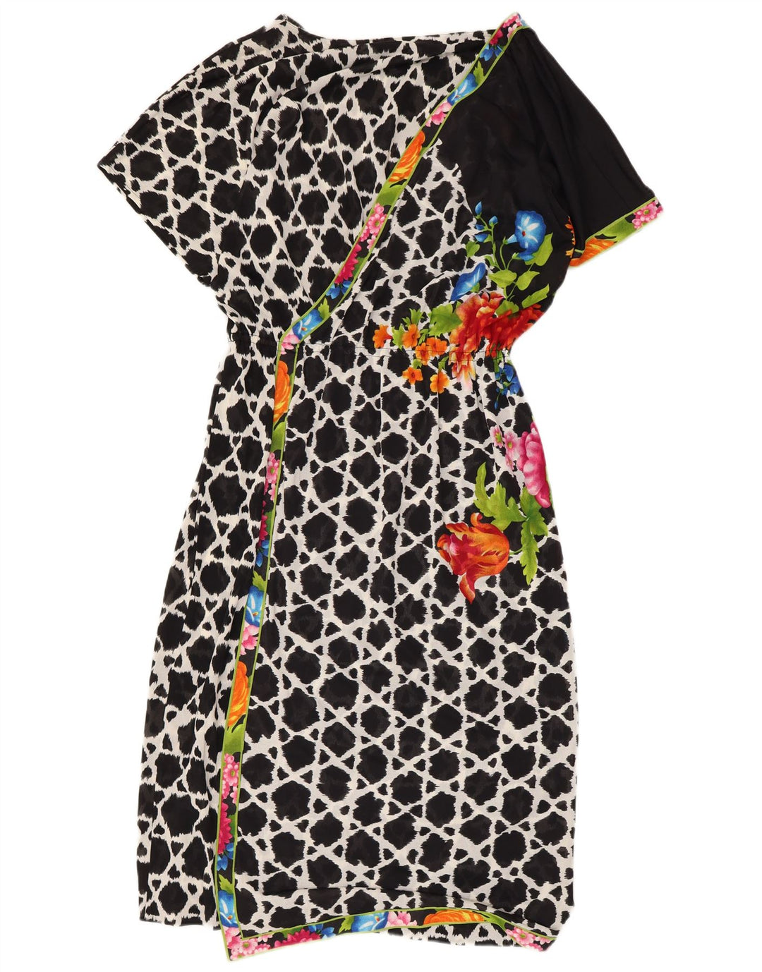 Rochie vintage pentru femei UK 14 Medium Multicolor Floral