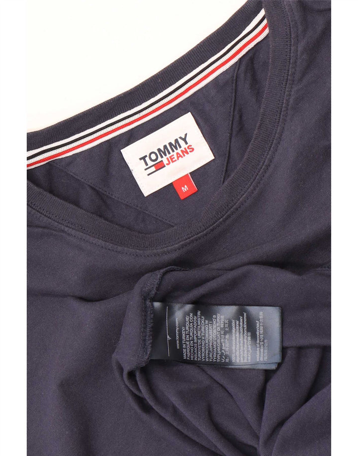 Tricou pentru bărbați Tommy Hilfiger Top mediu din bumbac bleumarin