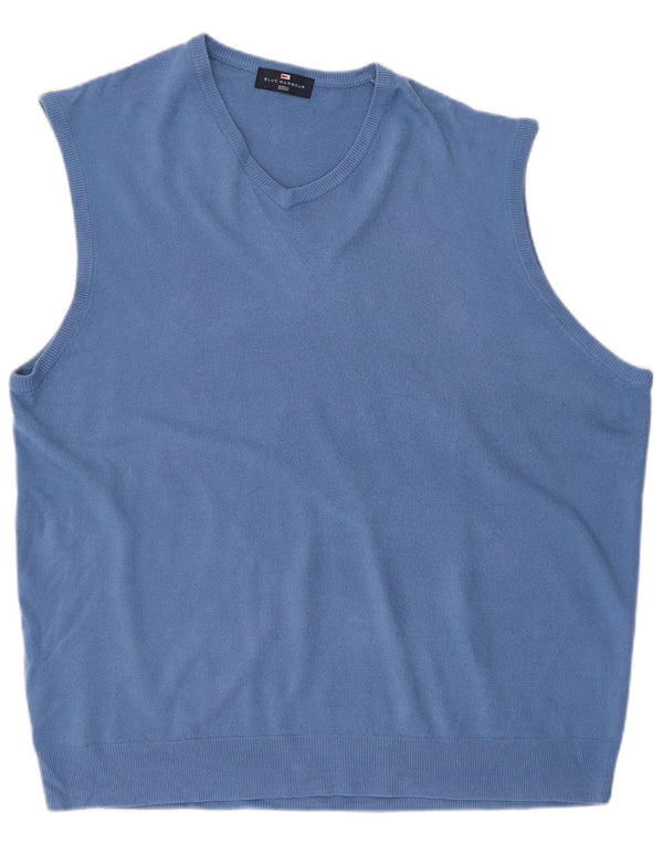 Bluză pentru bărbați Marks & Spencer Blue Harbour Vest Tank Top 2XL Blue Acrylic