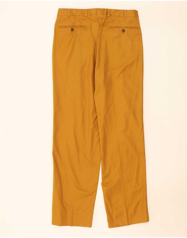 Costum pentru bărbați vintage, 2 nasturi, 2 piese IT 48 Medium L32 L32 Bumbac galben