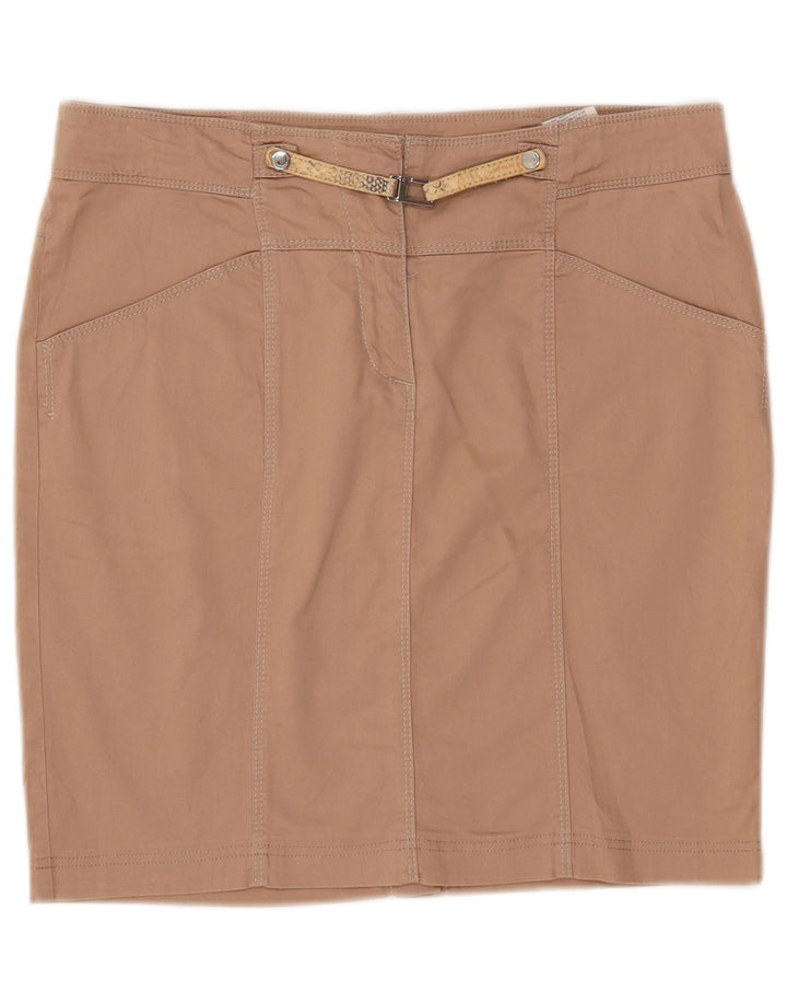 Fusta creion pentru femei Trussardi IT 46 Large W32 Beige Bumbac