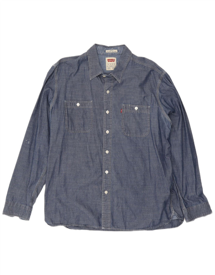 Cămașă Levi's pentru bărbați, cu ajustare standard, XL, bleumarin