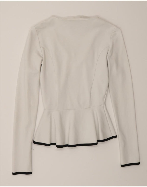 Jachetă Blazer pentru femei Armani Exchange UK 6 XS Viscoză albă
