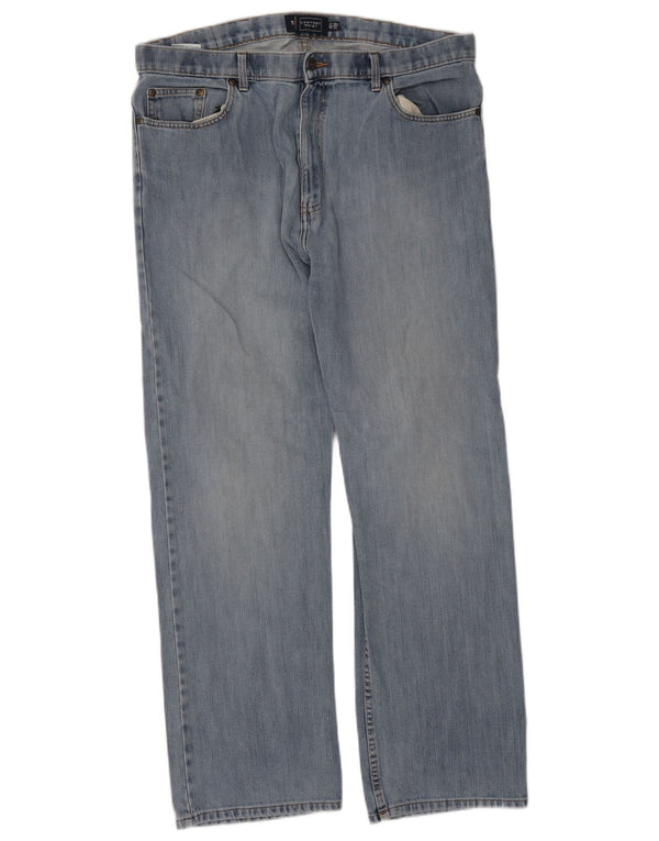Blugi drepți pentru bărbați Marks & Spencer Blue Harbour W38 L31 bumbac