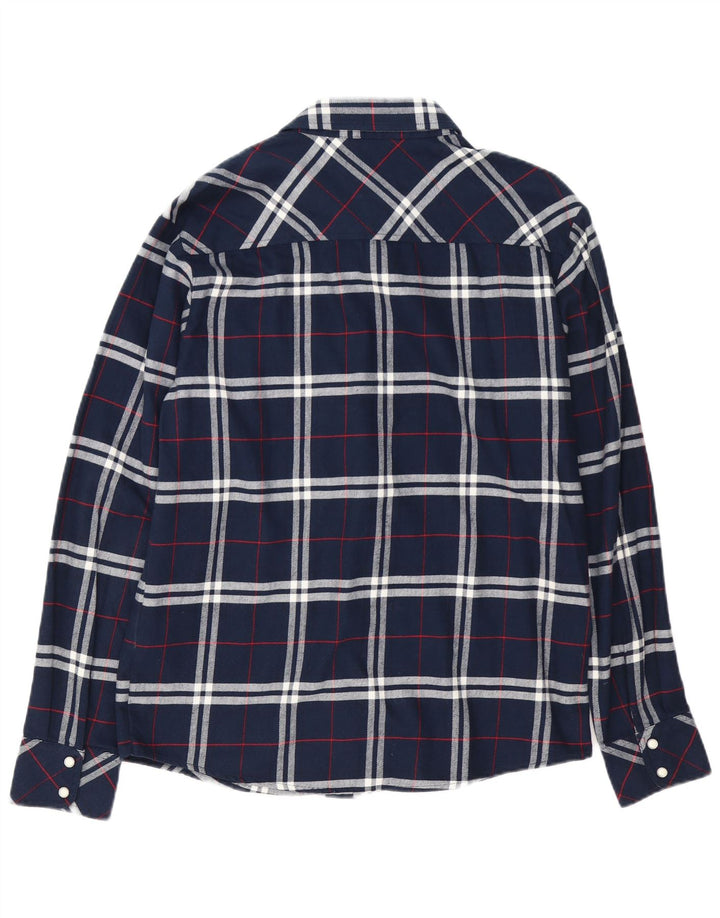 Cămașă de flanel pentru bărbați Carhartt, mare, din bumbac cu carouri bleumarin