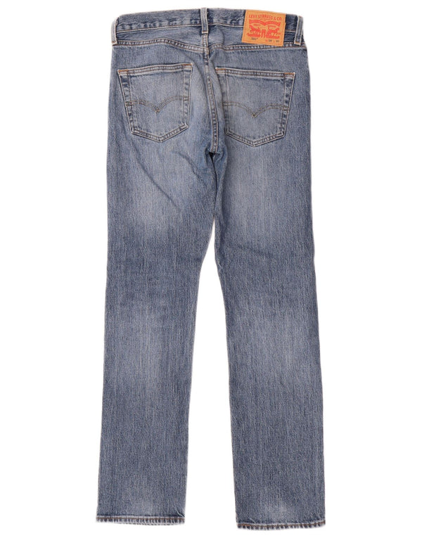 Blugi drepti pentru bărbați Levi's 501 W28 L30 Bumbac albastru
