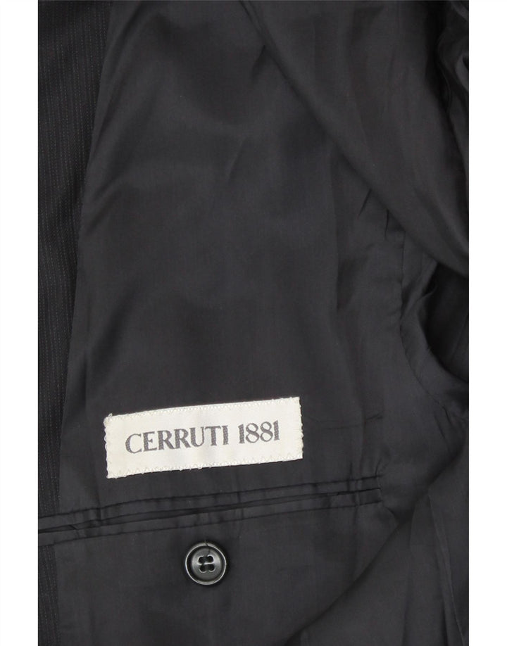 CERRUTI Mens 3 Button Blazer Jacket UK 38 Medium Black Wool Vintage Cerruti and Second-Hand Cerruti from Messina Hembry 