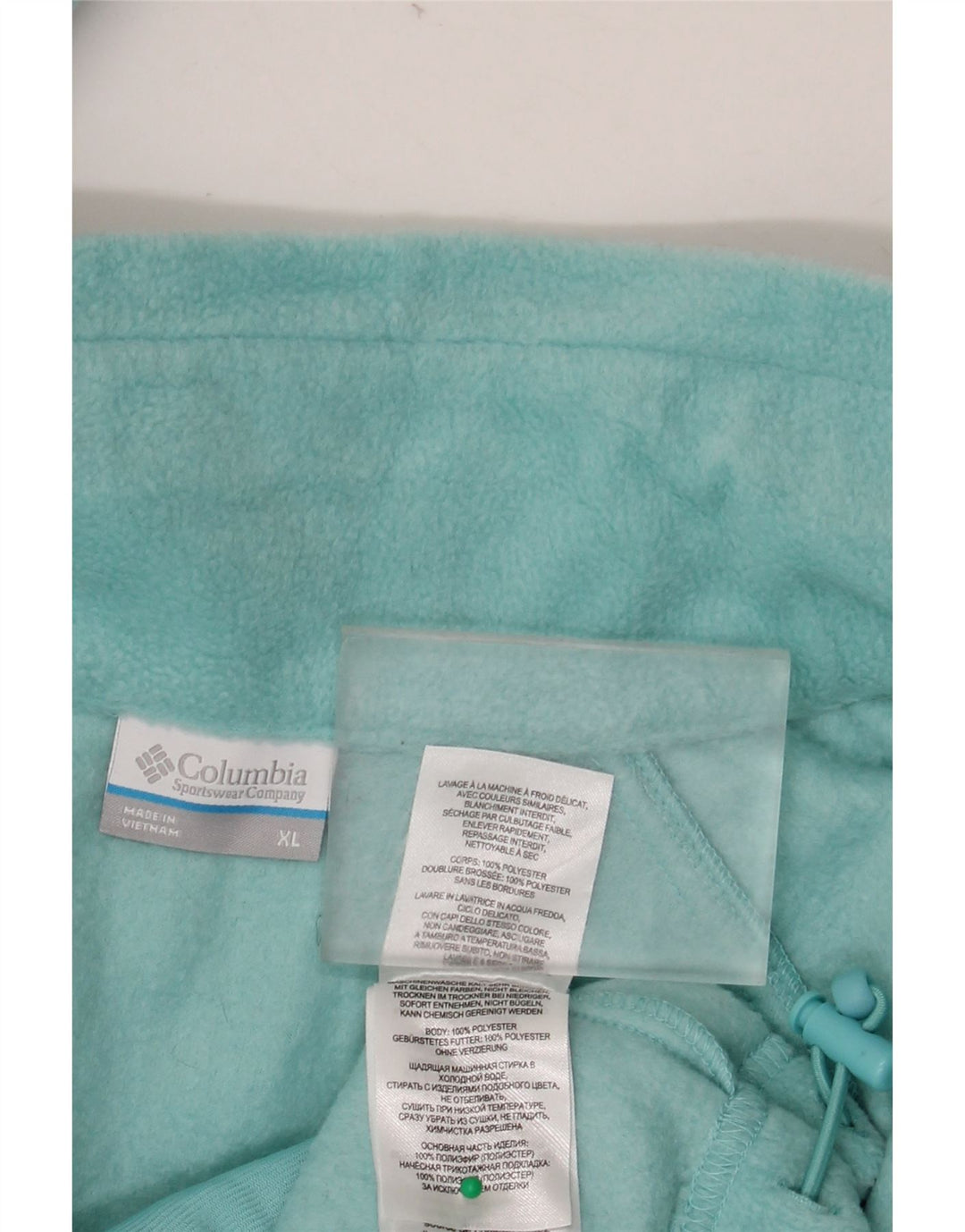 Jachetă fleece Columbia pentru femei UK 18 XL Turcoaz Poliester