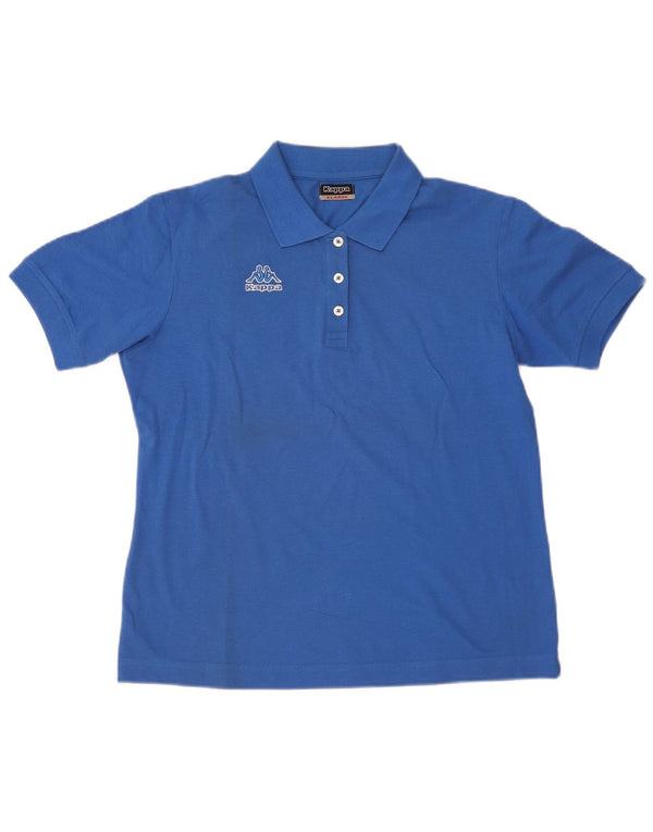 Tricou polo Kappa pentru femei UK 18 XL Bumbac albastru