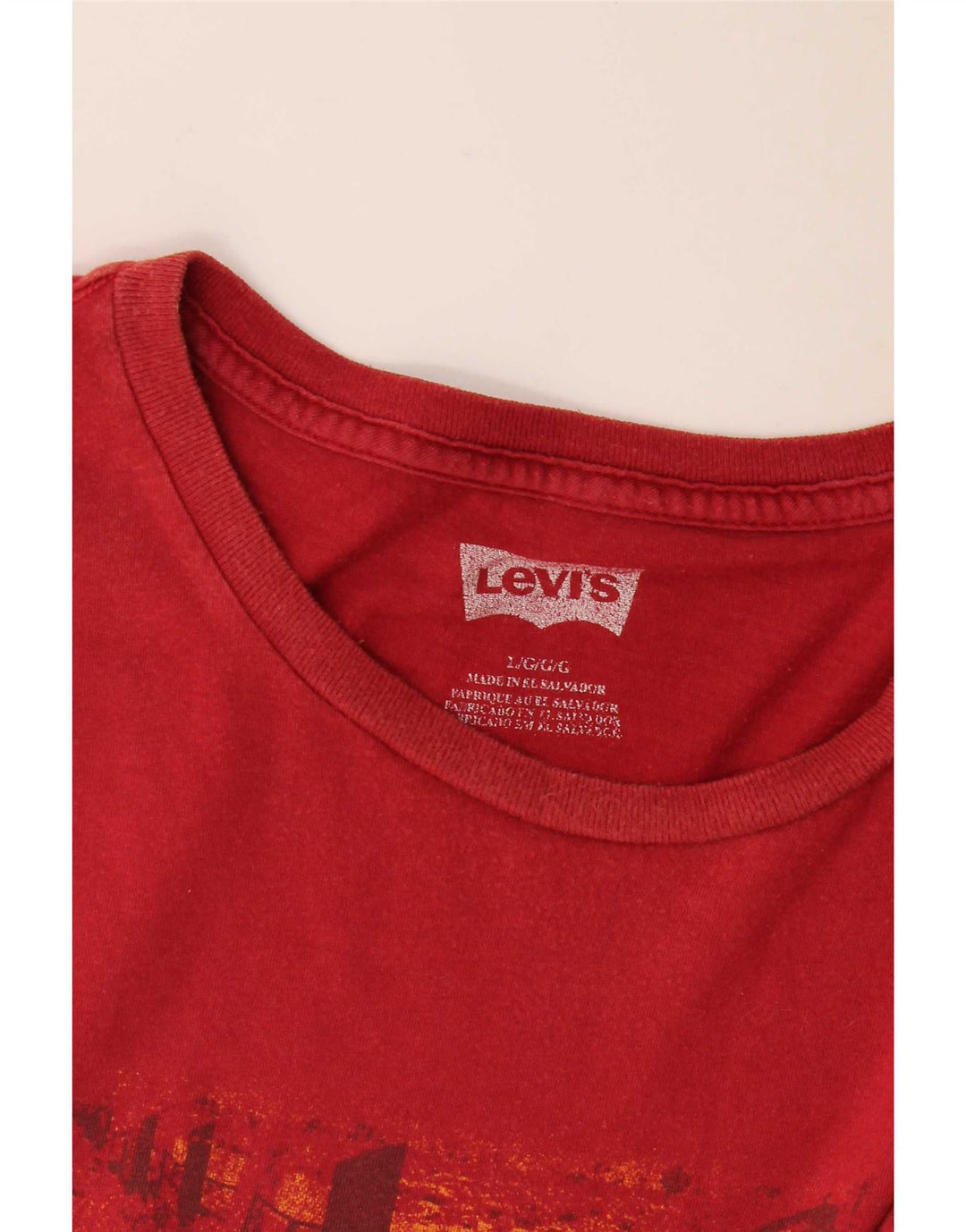 Tricou grafic pentru bărbați Levi's Top mare roșu