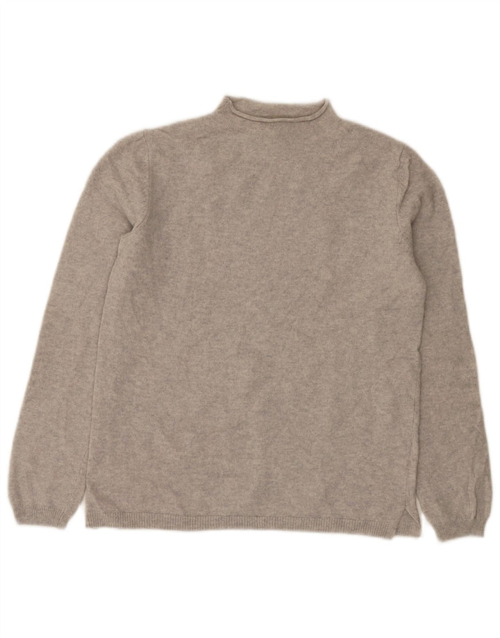Pulover cu gât țestoasă pentru femei Massimo Dutti UK 10 Lână gri mică