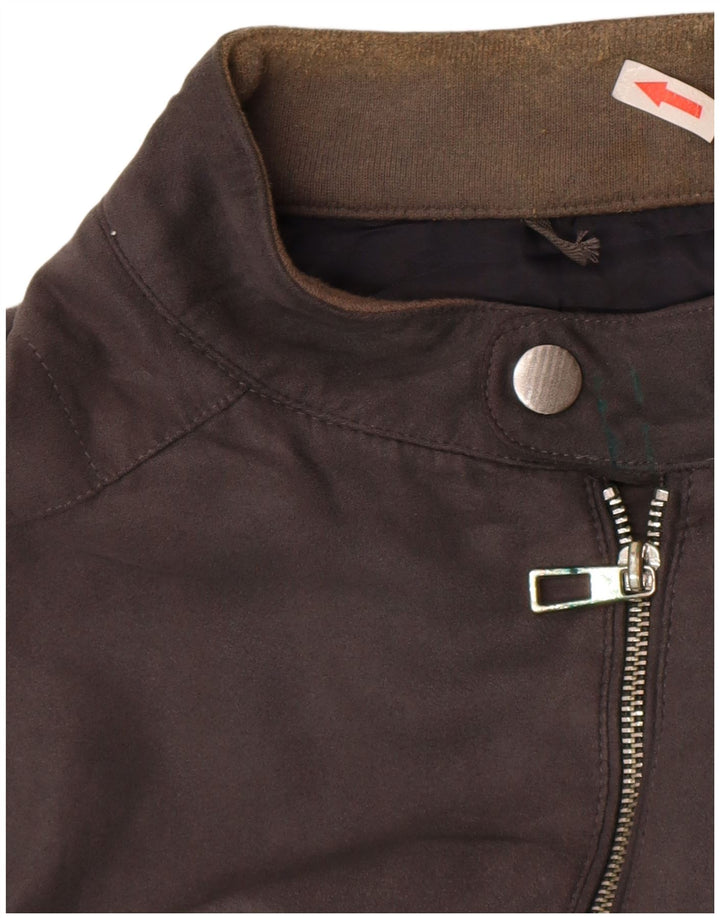 Geacă bomber pentru bărbați Marks & Spencer UK 46 3XL poliester gri