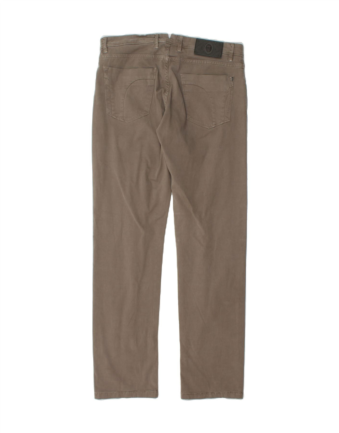 TRUSSARDI Mens Straight Casual Trousers W32 L32 Grey Vintage Trussardi and Second-Hand Trussardi from Messina Hembry 