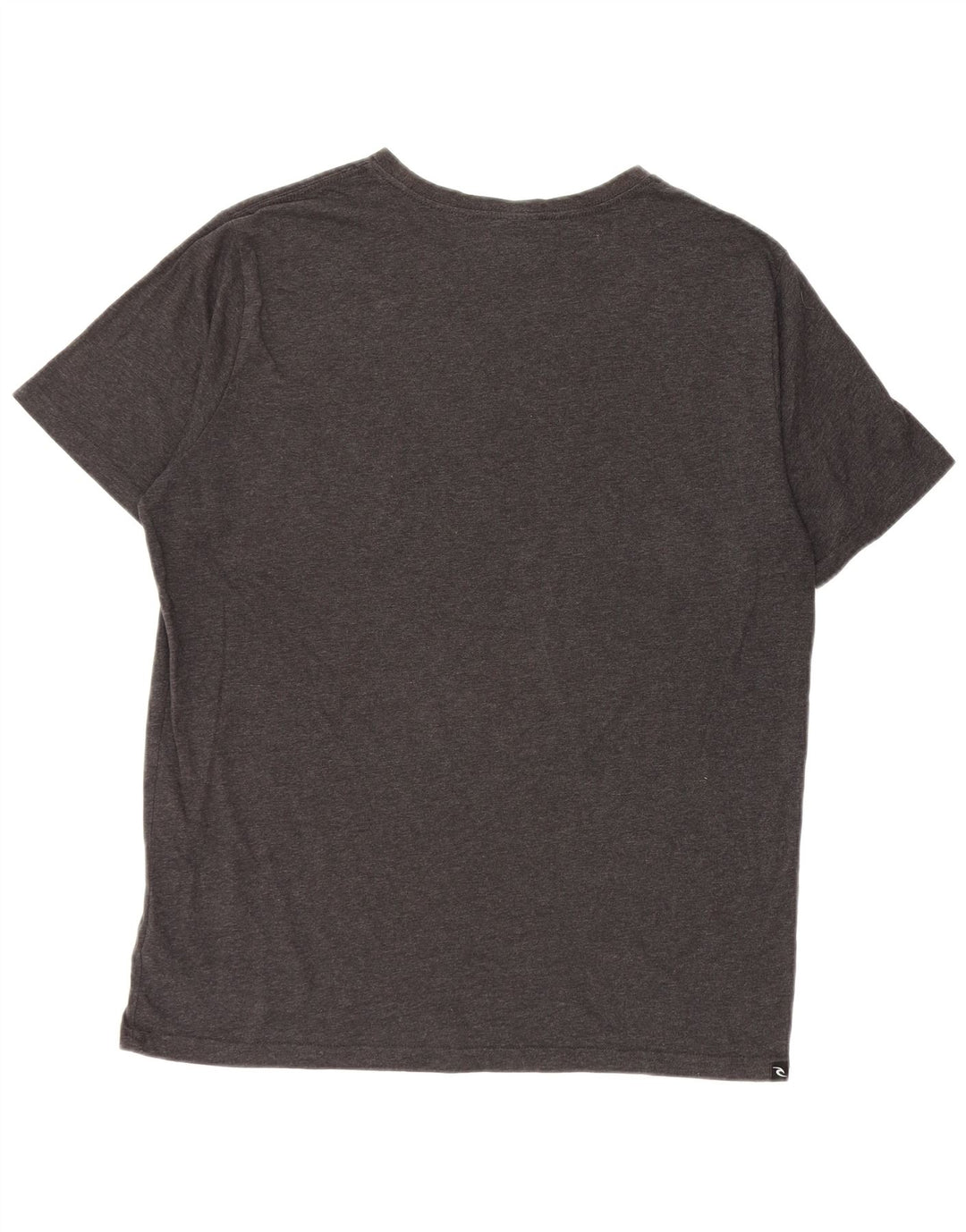 RIP CURL Tricou cu ajustare standard pentru bărbați Top mare din bumbac gri