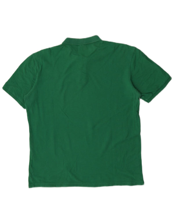 Fila Mens Polo Shirt XL Green Cotton