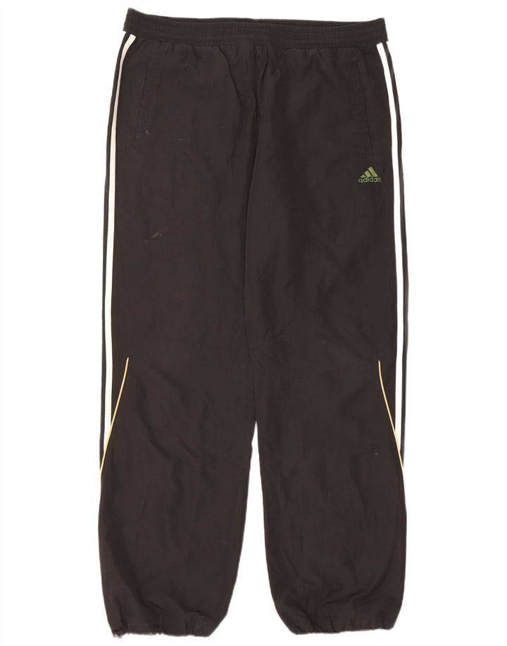 Pantaloni de trening pentru bărbați ADIDAS Pantaloni de jogging, mari, negru, poliester
