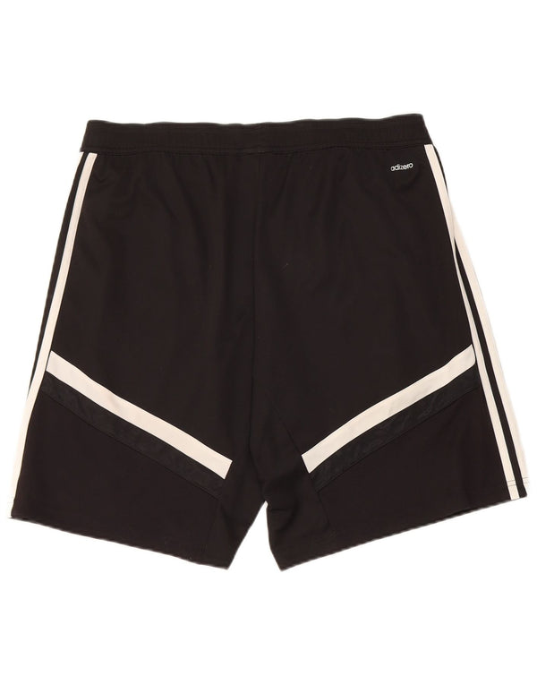Pantaloni scurți sport pentru bărbați Adidas Climacool, mari, negru, poliester color bloc