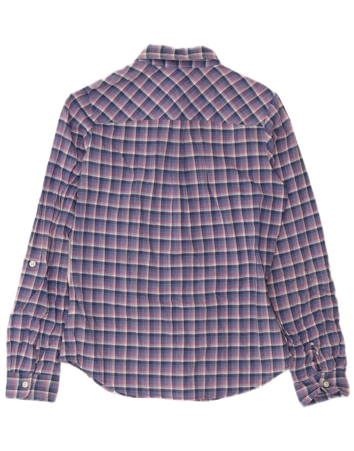 Cămașă Tommy Hilfiger pentru femei UK 14 Medium Blue Check Bumbac