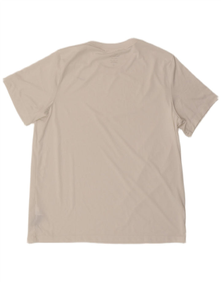 Tricou NIKE Dri Fit pentru bărbați Top XL Poliester alb