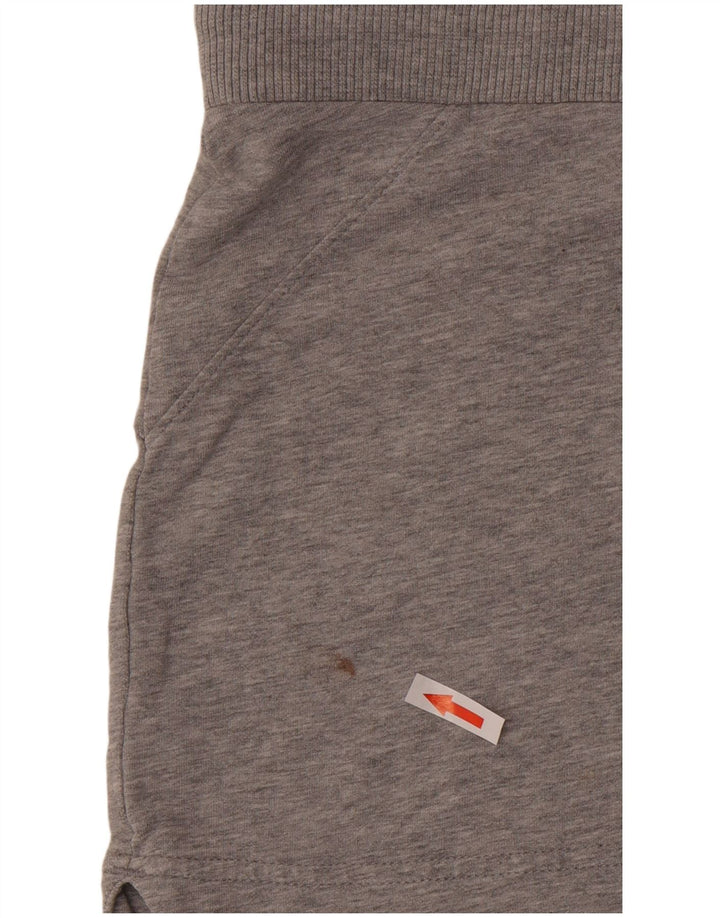 Pantaloni scurți sport Nike pentru femei Marea Britanie 12/14, bumbac gri mediu