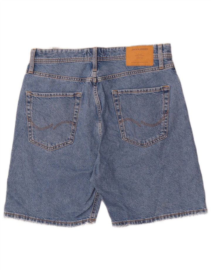 Pantaloni scurți din denim Jack & Jones pentru bărbați, mediu W32, bumbac albastru