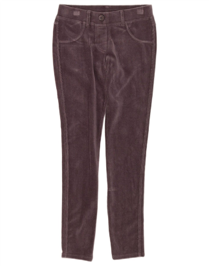 Pantaloni skinny din velur pentru fete BENETTON 10-11 ani XL W25 L26 violet