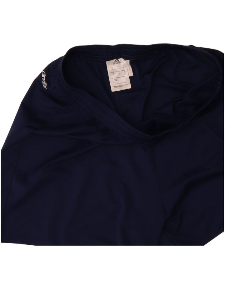 Pantaloni scurți sport Climalite ADIDAS pentru bărbați, poliester mediu albastru