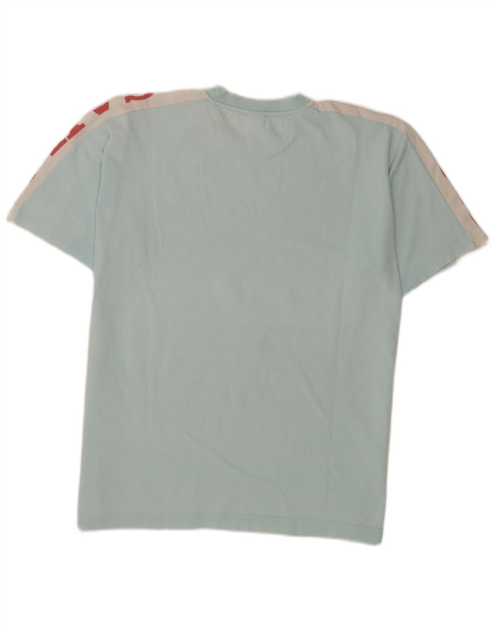 Tricou grafic North Sails pentru bărbați Top mediu albastru din bumbac color bloc
