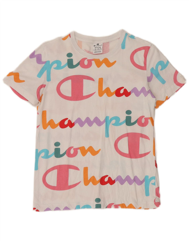 Tricou grafic CHAMPION pentru femei Top UK 12 Medium White