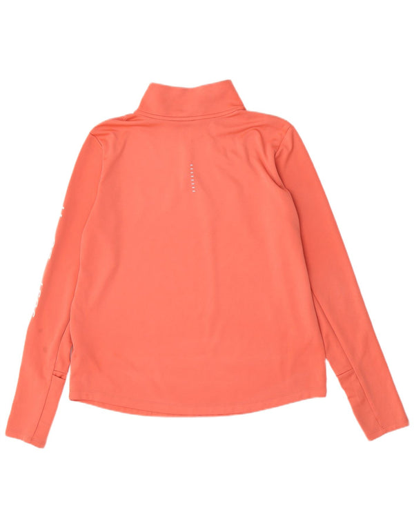 Top de trening Nike Dri Fit Graphic Pulover pentru femei UK 16 Large Pink