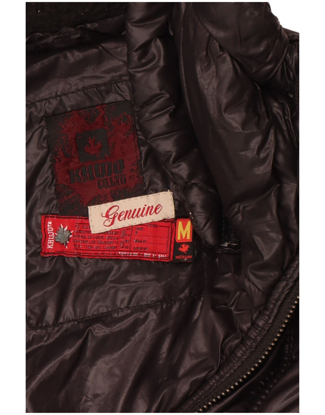 Palton căptușit pentru femei KHUJO UK 12, mediu negru, nailon