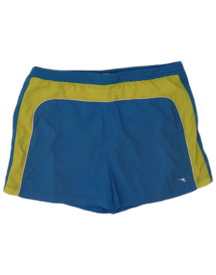 Pantaloni scurți de înot Diadora pentru bărbați XL, albastru, poliester color bloc
