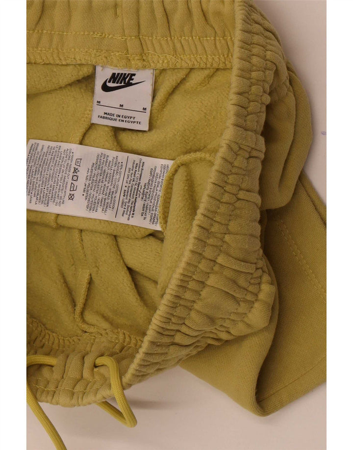 Pantaloni scurți sport Nike pentru bărbați, bumbac galben mediu