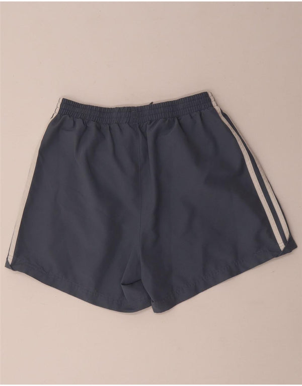 Pantaloni scurți sport Adidas pentru femei UK 8 Small Blue Poliester