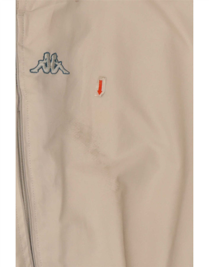 Kappa Băieți Pantaloni Trening Pantaloni Joggeri 15-16 Ani XL Poliester Alb