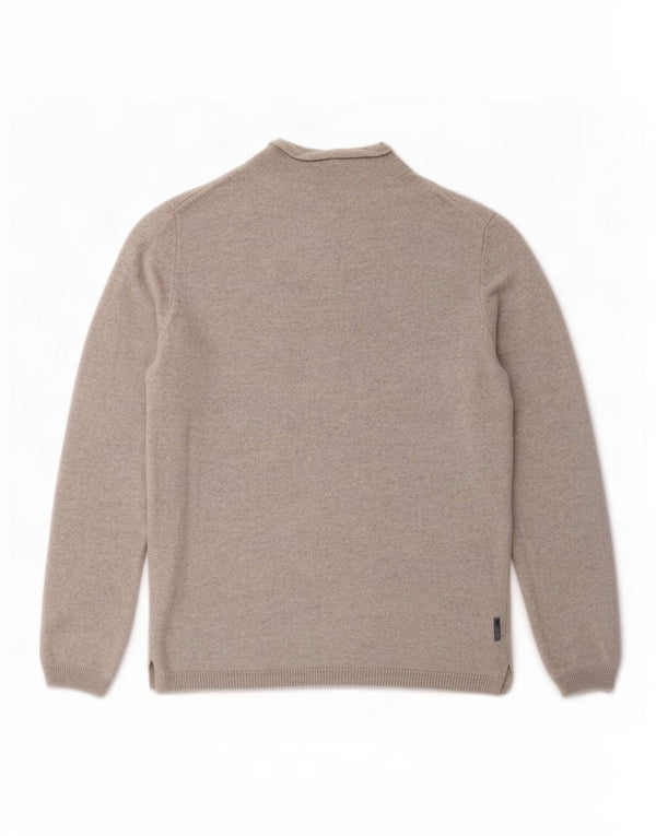 Pulover cu gât țestoasă pentru femei Massimo Dutti UK 10 Lână gri mică