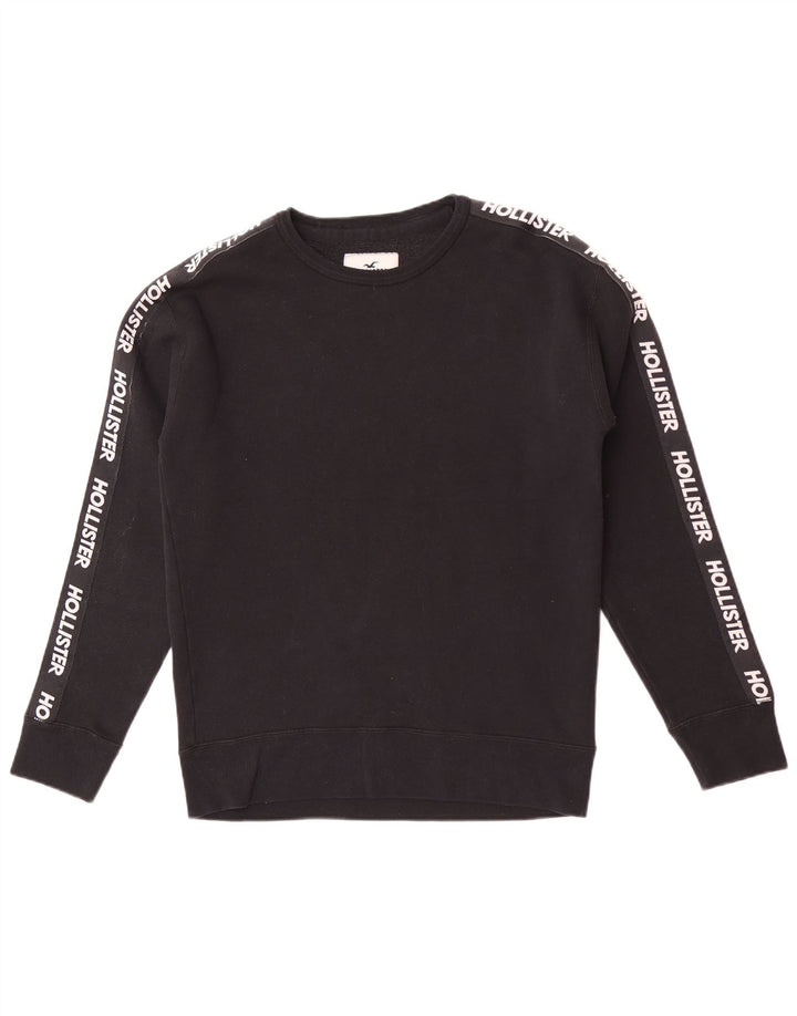 Pulover grafic pentru bărbați Hollister, mic, negru, color block