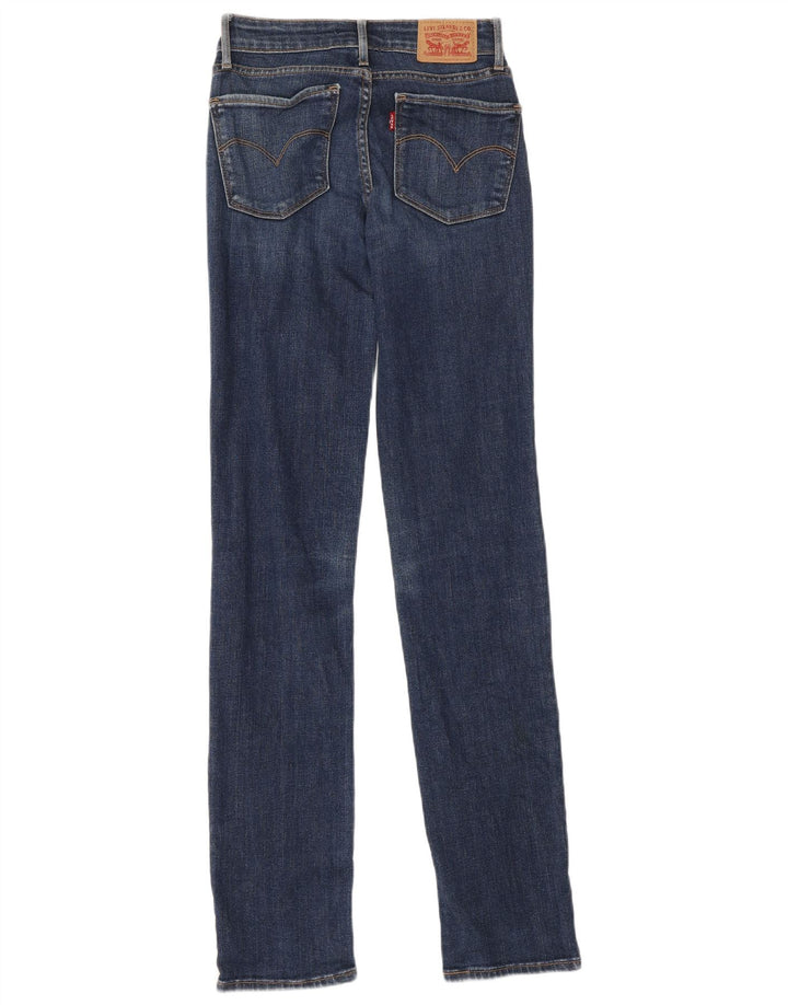 Blugi drepti 714 Levi's pentru femei L23 L33 Bumbac albastru