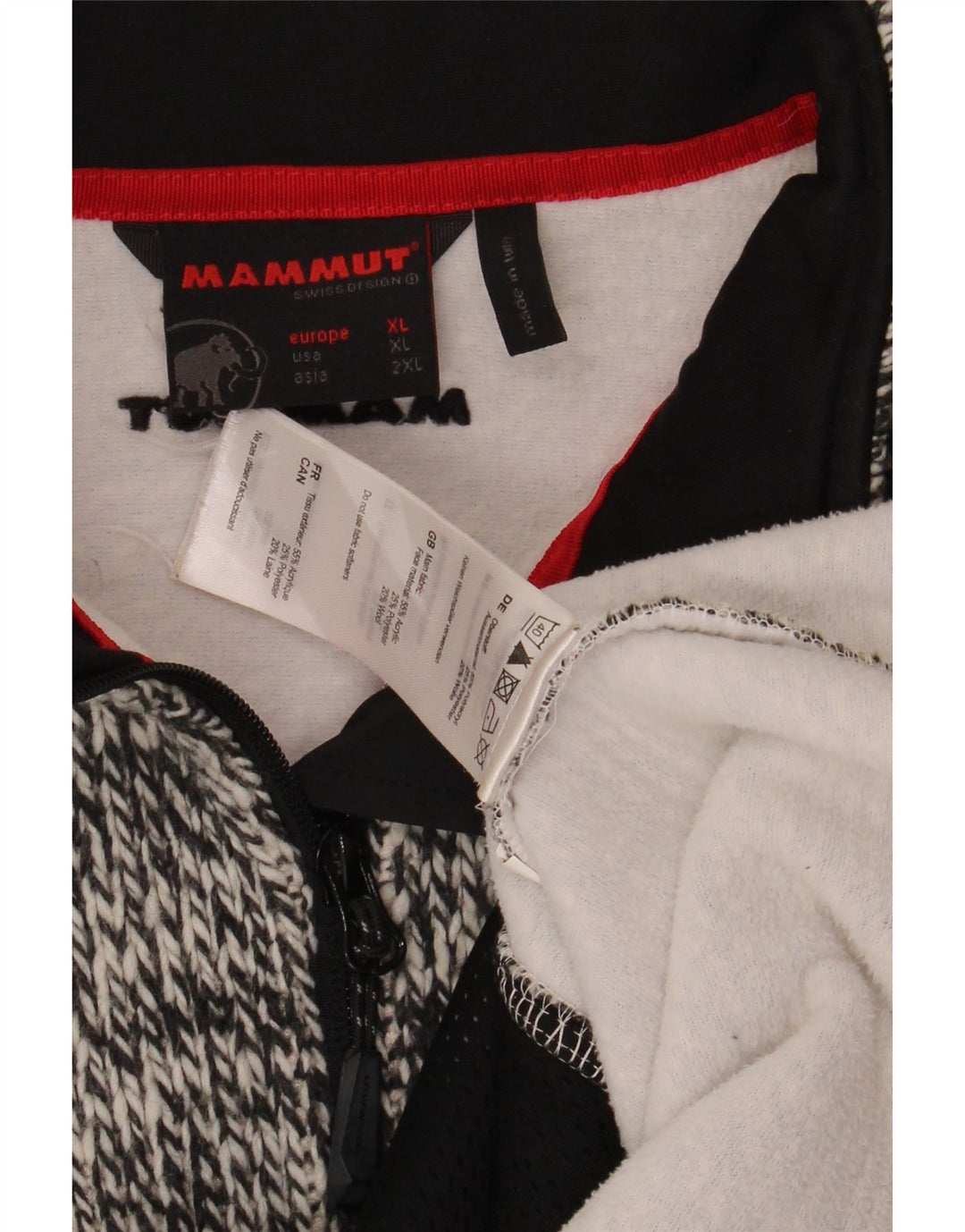 Pulover cardigan pentru femei MAMMUT UK 18 XL gri acrilic cu pături