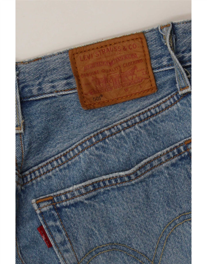 Blugi drepți distressed 501 Levi's pentru femei W26 L26 albaștri
