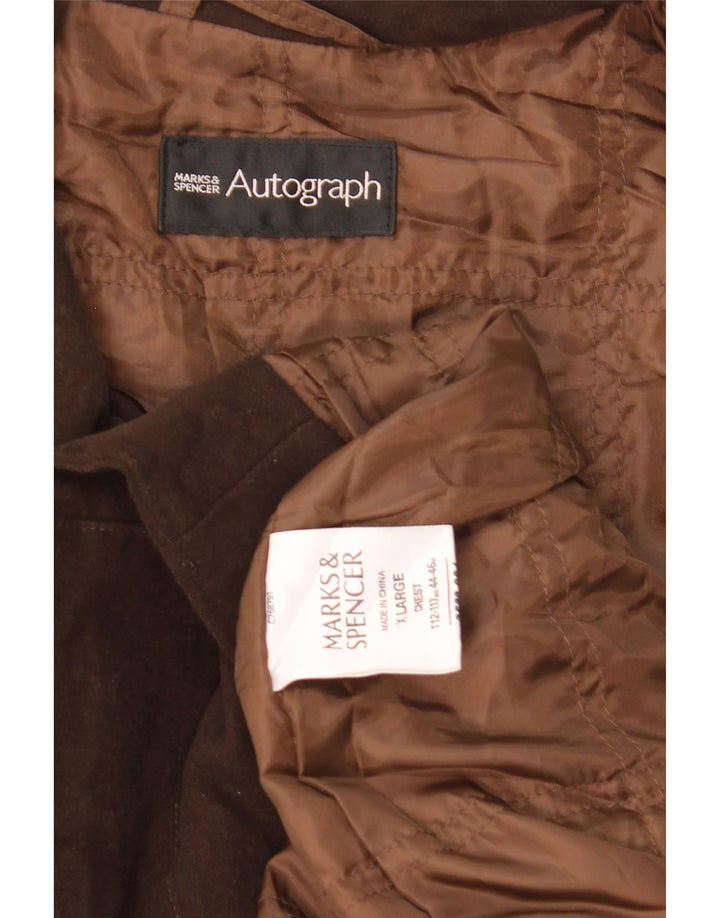 Geacă Bomber Marks & Spencer pentru bărbați, UK 42 XL, maro, bumbac