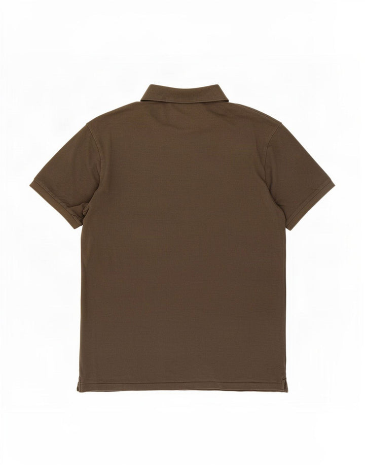 Tricou polo pentru bărbați Scotch & Soda, bumbac maro mediu