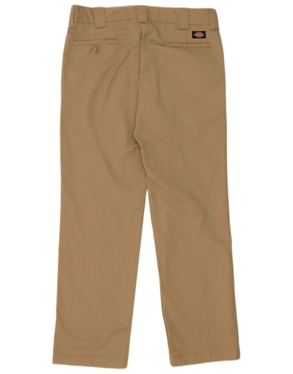 Pantaloni chino drepți pentru bărbați Dickies W33 L32 poliester bej