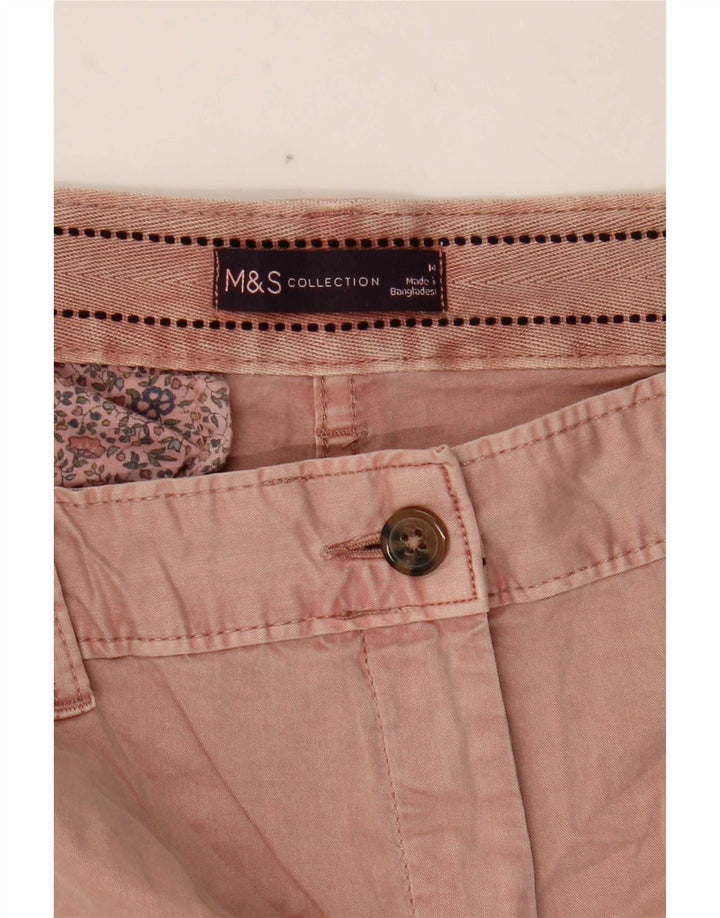 Pantaloni scurti chino pentru femei Marks & Spencer UK 14 Large W34 Pink