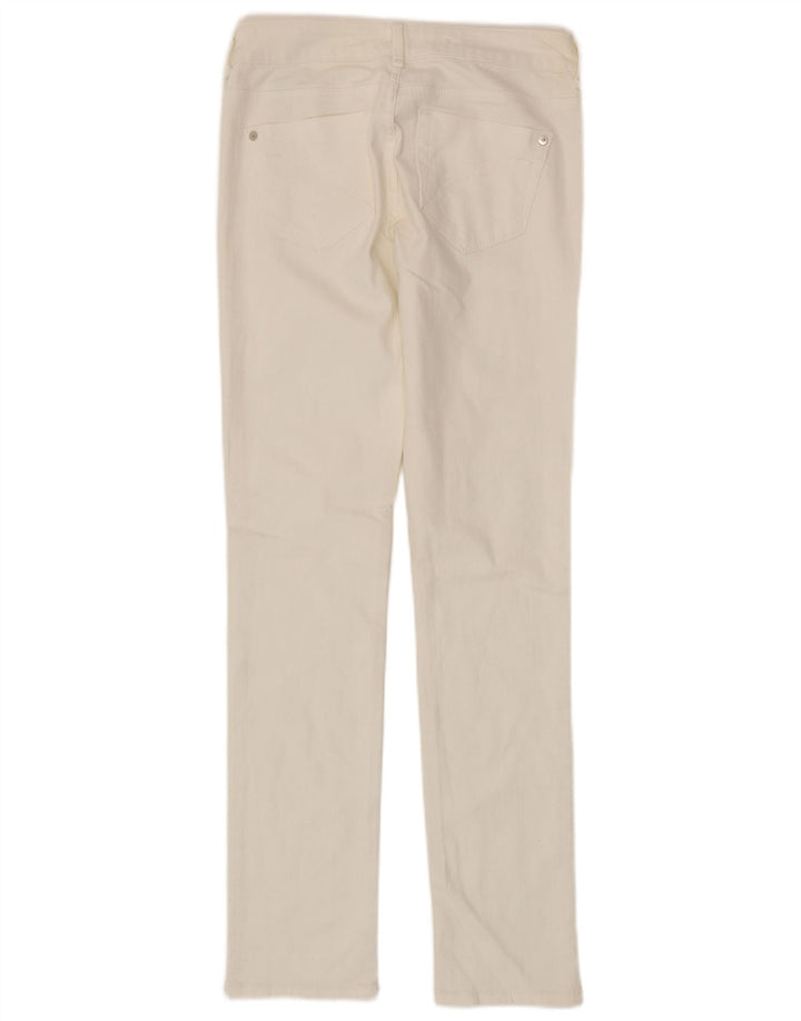 TOPSHOP Blugi subțiri de damă W28 L32 Bumbac alb